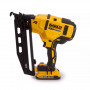 Пістолет цвяхозабивний акумуляторний DeWALT, 18 В XR Li-ion, безщітковий, діаметр / довжина цвяха 1.6 / 63 мм, вага 2.4 кг, 2 акумулятори 2 А/год, зарядний пристрій, валіза