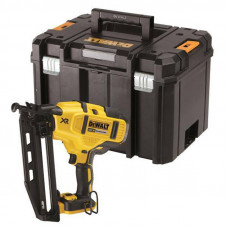Пістолет цвяхозабивний акумуляторний DeWALT, 18 В XR Li-ion, безщітковий, діаметр / довжина цвяха 1.6 / 63 мм, вага 2.4 кг, без акумулятора та зарядного пристрою, валіза