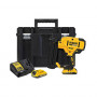 Пістолет цвяхозабивний акумуляторний DeWALT, 18 В XR Li-ion, безщітковий, діаметр / довжина цвяха 1.25 / 54 мм, вага 2.4 кг, 2 акумулятори 2 А/год, зарядний пристрій, валіза