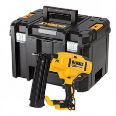 Пістолет цвяхозабивний акумуляторний DeWALT, 18 В XR Li-ion, безщітковий, діаметр / довжина цвяха 1.25 / 54 мм, вага 2.4 кг, без акумулятора та зарядного пристрою, валіза