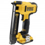 Степлер скобозабивний акумуляторний DeWALT, 18 В XR Li-ion, довжина / ширина скоби 25 / 19.7 мм, вага 2.2 кг, 2 акумулятори 18 В 2 А/год, зарядний пристрій, TSTAK