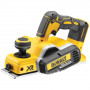 Рубанок акумуляторний DeWALT, 18 В XR Li-ion, безщітковий, ширина стругання 82 мм, вага (без акумулятора) 2.5 кг, без акумулятора і зарядного пристрою
