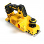 Рубанок акумуляторний DeWALT, 18 В XR Li-ion, безщітковий, ширина стругання 82 мм, вага (без акумулятора) 2.5 кг, без акумулятора і зарядного пристрою