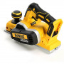 Рубанок акумуляторний DeWALT, 18 В XR Li-ion, безщітковий, ширина стругання 82 мм, вага (без акумулятора) 2.5 кг, без акумулятора і зарядного пристрою