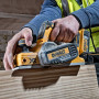 Рубанок акумуляторний DeWALT, 18 В XR Li-ion, 5 А/год, безщітковий, ширина стругання 82 мм, вага (без акумулятора) 2.5 кг, 2 акумулятора і зарядний пристрій, валіза