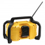 Радіоприймач DeWALT DAB+/FM Stereo, AUX, Bluetooth, USB, 10.8 / 54 В, вага 7.4 кг