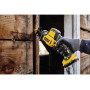 Пила шабельна акумуляторна DeWALT, 10.8 / 12 В XR Li-ion, безщіткова, 0-2800 ход/хв, величина ходу 16 мм, вага 1.38 кг, 2 акумулятори 2 А/год, ЗП, TSTAK