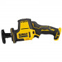 Пила шабельна акумуляторна DeWALT, 10.8 / 12 В XR Li-ion, безщіткова, 0-2800 ход/хв, величина ходу 16 мм, вага 1.38 кг, без акумуляторів та ЗП