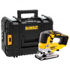 Пила лобзикова акумуляторна DeWALT, 18 В XR Li-ion, безщіткова, 1000 - 3200 ход/хв, максимальна глибина пропилу (дерево) - 135 мм, вага 2.1 кг, без акумуляторів і зарядного пристрою, валіза TSTAK