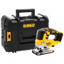 Пила лобзикова акумуляторна DeWALT, 18 В XR Li-ion, безщіткова, 1000 - 3200 ход/хв, максимальна глибина пропилу (дерево) - 135 мм, вага 2.1 кг, без акумуляторів і зарядного пристрою, валіза TSTAK