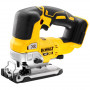 Пила лобзикова акумуляторна DeWALT, 18 В XR Li-ion, безщіткова, 1000 - 3200 ход/хв, максимальна глибина пропилу (дерево) - 135 мм, вага 2.1 кг, без акумуляторів і зарядного пристрою, валіза TSTAK