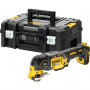 Багатофункціональний інструмент акумуляторний DeWALT, 18 В XR Li-ion, безщітковий 20000 кол/хв, 1.1 кг, без акумуляторів і ЗП, TSTAK