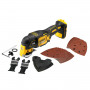 Багатофункціональний інструмент акумуляторний безщітковий DeWALT, 18 В XR Li-ion, 20000 кол/хв, 1.1 кг, 2 акумулятори 5 А/год, ЗП, TSTAK