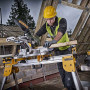 Пила торцювальна акумуляторна DeWALT, 18 В XR Li-ion, діаметр диска 184 x 16 мм, 3750 об/хв, XPS, вага 10.5 кг, без акумулятора і зарядного пристрою