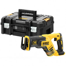 Пила шабельна акумуляторна DeWALT, 18 В XR Li-ion, безщіткова, 0-2900 ход/хв, величина ходу 28.6 мм, вага 2.27 кг, без акумуляторів і ЗП, валіза TSTAK