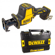 Пила шабельна акумуляторна DeWALT, 18 В XR Li-ion, безщіткова, 0-2800 ход/хв, величина ходу 16 мм, вага 1.43 кг, без акумуляторів і ЗП, TSTAK