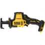 Пила шабельна акумуляторна DeWALT, 18 В XR Li-ion, безщіткова, 0-2800 ход/хв, величина ходу 16 мм, вага 1.43 кг, без акумуляторів і ЗП, TSTAK