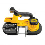 Пила стрічкова акумуляторна DeWALT, 18 В XR Li-ion, швидкість полотна 174 м/хв, вага (без акумулятора) 3.9 кг, без акумулятора і зарядного пристрою
