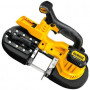 Пила стрічкова акумуляторна DeWALT, 18 В XR Li-ion, швидкість полотна 174 м/хв, вага (без акумулятора) 3.9 кг, без акумулятора і зарядного пристрою