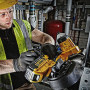 Пила стрічкова акумуляторна DeWALT, 18 В XR Li-ion, швидкість полотна 174 м/хв, вага (без акумулятора) 3.9 кг, без акумулятора і зарядного пристрою