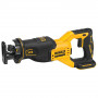 Пила шабельна акумуляторна DeWALT, 18 В XR Li-ion, 0-3200 ход/хв, величина ходу 28.6 мм, вага 2.3 кг, без акумуляторів, зарядного пристрою та валізи