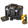 Пила шабельна акумуляторна DeWALT, 18 В XR Li-ion 6 А/год, 0-3000 ход/хв, величина ходу 28.6 мм, вага 3.5 кг, 1 акумулятор, зарядний пристрій, TSTAK