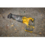 Пила шабельна акумуляторна DeWALT, 18 В XR Li-ion 6 А/год, 0-3000 ход/хв, величина ходу 28.6 мм, вага 3.5 кг, 1 акумулятор, зарядний пристрій, TSTAK