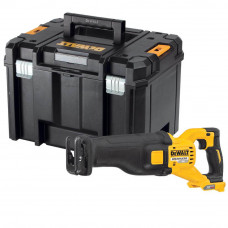 Пила шабельна акумуляторна DeWALT, 54 В XR FLEXVOLT Li-ion, 0-3000 ход/хв, величина ходу 28.6 мм, вага 3.54 кг, без акумуляторів та ЗП, TSTAK