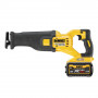 Пила шабельна акумуляторна DeWALT, 54 В XR FLEXVOLT Li-ion 2 Аг, 0-3000 ход/хв, величина ходу 28.6 мм, вага 3.54 кг, TSTAK