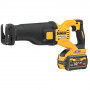 Пила шабельна акумуляторна DeWALT, 54 В XR FLEXVOLT Li-ion 3 А/год, 0-3000 ход/хв, величина ходу 28.6 мм, вага 3.54 кг, TSTAK