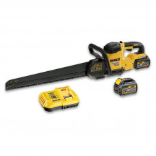 Пила ALLIGATOR акумуляторна DeWALT, 54 В XR FLEXVOLT Li-ion, безщіткова, довжина полотна 430 мм, вага 5.6 кг, 2 акумулятори 6 А/год, ЗП