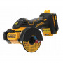 Пила дискова акумуляторна DeWALT, 18 В XR Li-ion, безщіткова, діаметр диска 76 х 10 мм, 20000 об/хв, вага 0.94 кг, без акумуляторів і зарядного пристрою