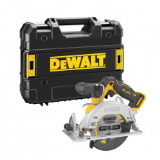 Пила дискова акумуляторна DeWALT, 12 В XR Li-ion, безщіткова, діаметр диска 140 х 20 мм, 3600 об/хв, вага 2.2 кг, без акумуляторів і зарядного пристрою, валіза TSTAK