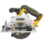 Пила дискова акумуляторна DeWALT, 12 В XR Li-ion, безщіткова, діаметр диска 140 х 20 мм, 3600 об/хв, вага 2.2 кг, без акумуляторів і зарядного пристрою, валіза TSTAK