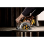 Пила дискова акумуляторна DeWALT, 12 В XR Li-ion, безщіткова, діаметр диска 140 х 20 мм, 3600 об/хв, вага 2.2 кг, без акумуляторів і зарядного пристрою, валіза TSTAK
