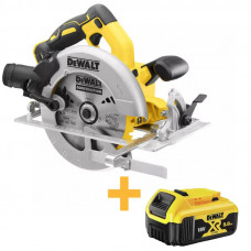 Пила дискова акумуляторна DeWALT, 18 В XR Li-ion, діаметр диска 184 х 16 мм, 5500 об/хв, вага 3.6 кг, без акумулятора та ЗП