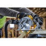 Пила дискова акумуляторна DeWALT, 18В XR Li-ion, діаметр диска 184 х 16 мм, 5500 об/хв, 2 акумулятори 5 А/год, ЗП, TSTAK