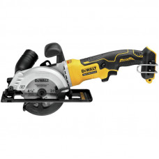 Пила дискова акумуляторна DeWALT, 18 В XR Li-ion, безщіткова, діаметр диска 115 х 9.5 мм, 4500 об/хв, вага 2.5 кг, без акумуляторів, зарядного пристрою та кейсу