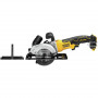 Пила дискова акумуляторна DeWALT, 18 В XR Li-ion, безщіткова, діаметр диска 115 х 9.5 мм, 4500 об/хв, вага 2.5 кг, без акумуляторів, зарядного пристрою та кейсу