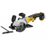 Пила дискова акумуляторна DeWALT, 18 В XR Li-ion, безщіткова, діаметр диска 115 х 9.5 мм, 4500 об/хв, вага 2.5 кг, без акумуляторів, зарядного пристрою та кейсу