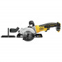 Пила дискова акумуляторна DeWALT, 18 В XR Li-ion, безщіткова, діаметр диска 115 х 9.5 мм, 4500 об/хв, вага 2.5 кг, без акумуляторів, зарядного пристрою та кейсу