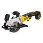 Пила дискова акумуляторна DeWALT, 18 В XR Li-ion, безщіткова, діаметр диска 115 х 9.5 мм, 4500 об/хв, вага 2.5 кг, без акумулятора та ЗП, TSTAK
