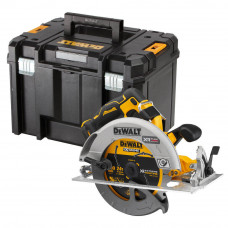 Пила дискова акумуляторна DeWALT, 18 В XR Li-ion FLEXVOLT ADVANTAGE, безщіткова, діаметр диска 190 х 30 мм, 5500 об/хв, вага 3.7 кг, без акумуляторів і зарядного пристрою, TSTAK