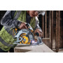 Пила дискова акумуляторна DeWALT, 18 В XR Li-ion FLEXVOLT ADVANTAGE, безщіткова, діаметр диска 190 х 30 мм, 5500 об/хв, вага 3.7 кг, без акумуляторів і зарядного пристрою, TSTAK