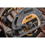 Пила дискова акумуляторна DeWALT, 18 В XR Li-ion FLEXVOLT ADVANTAGE, безщіткова, 6 А/год, діаметр диска 190 х 30 мм, 5500 об/хв, вага 3.7 кг, 1 акумулятор, зарядний пристрій, TSTAK