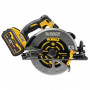 Пила дискова акумуляторна DeWALT, 54 В XR FLEXVOLT Li-ion 2 Аг, діаметр диска 190 х 30 мм, 5800 об/хв, вага 3.6 кг, TSTAK
