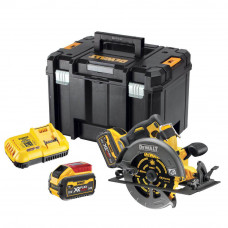 Пила дискова акумуляторна DeWALT, 54 В XR FLEXVOLT Li-ion 3 А/год, діаметр диска 190 х 30 мм, 5800 об/хв, вага 3.6 кг, TSTAK