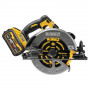 Пила дискова акумуляторна DeWALT, 54 В XR FLEXVOLT Li-ion 3 А/год, діаметр диска 190 х 30 мм, 5800 об/хв, вага 3.6 кг, TSTAK