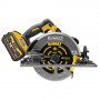 Пила дискова акумуляторна DeWALT, 54 В XR FLEXVOLT Li-ion 3 А/год, діаметр диска 190 х 30 мм, 5800 об/хв, вага 3.7 кг, TSTAK