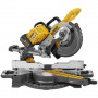 Пила торцювальна акумуляторна DeWALT, 54 В XR FLEXVOLT Li-ion, безщіткова, діаметр диска 250 х 30 мм, 4300 об/хв, XPS, вага 20.5 кг, 2 акумулятори 2 А/год та ЗП